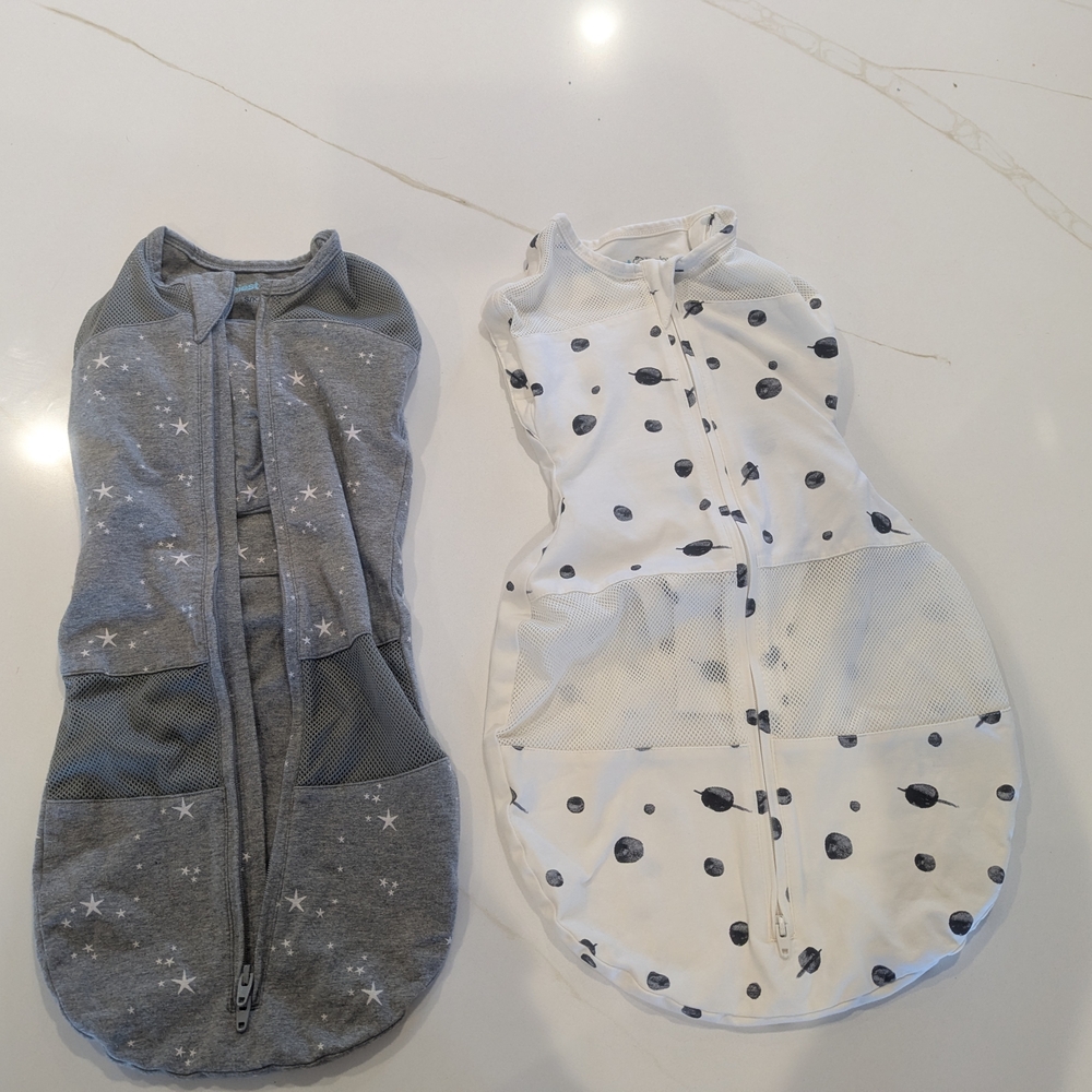 Starry Night and Polka Dot Kids Sleep Sacks